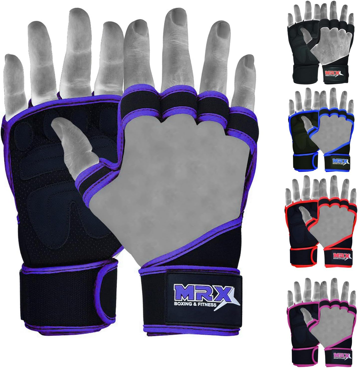 MRX Ventilated Workout Gloves - Extra Grip & Support