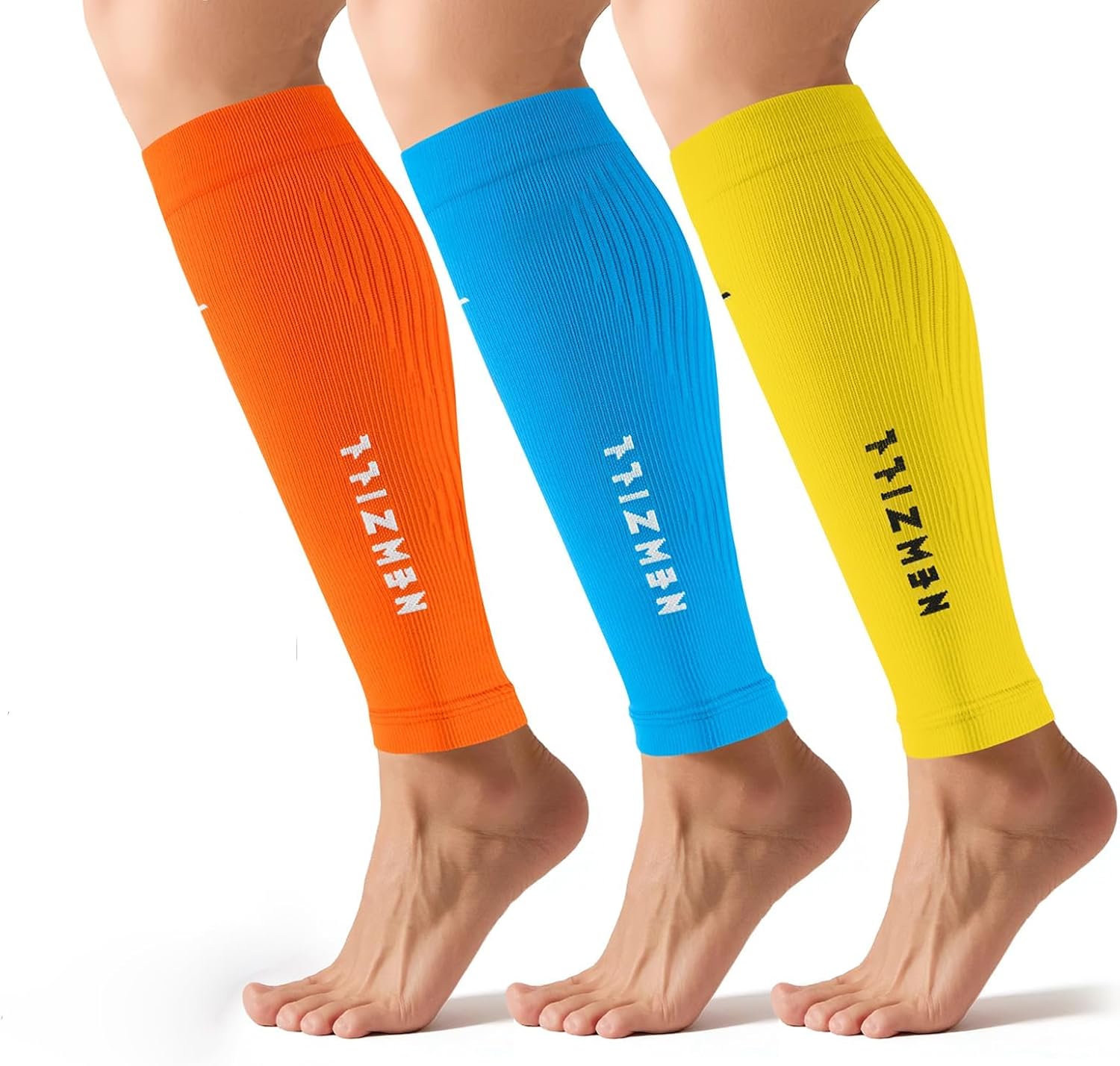 NEWZILL Compression Calf Sleeves for Men & Women - Perfect Fit