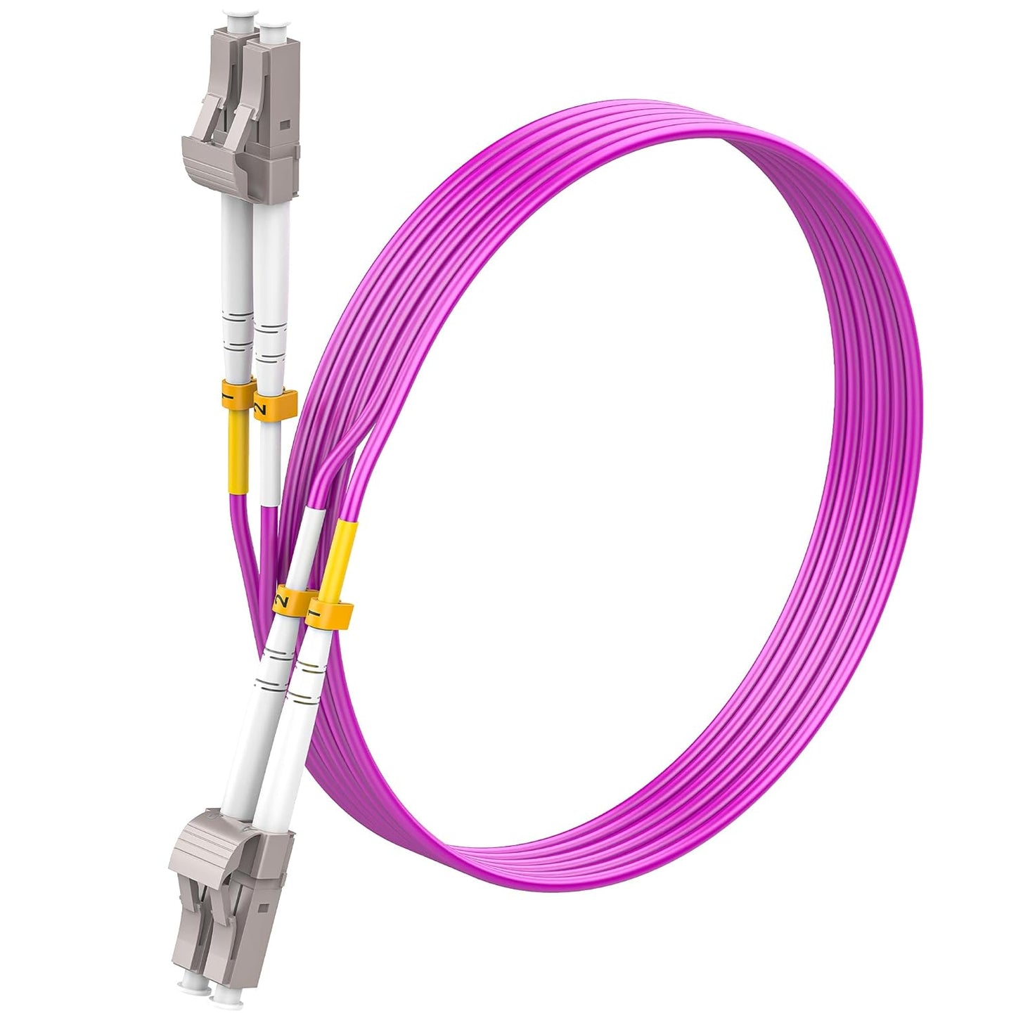 High-Speed OM4 LC to LC Fiber Patch Cable for 40G/100Gb Networks