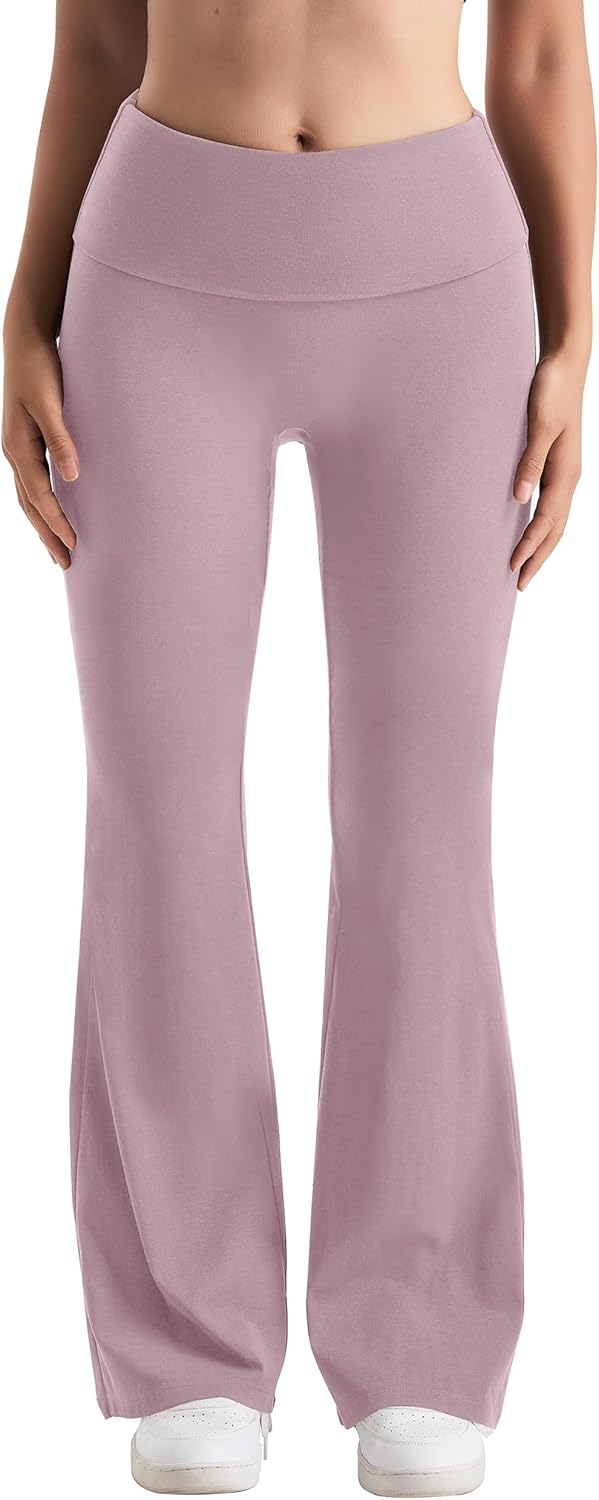 Cotton Flare Leggings for Women - Stylish and Comfy Y2K Pants