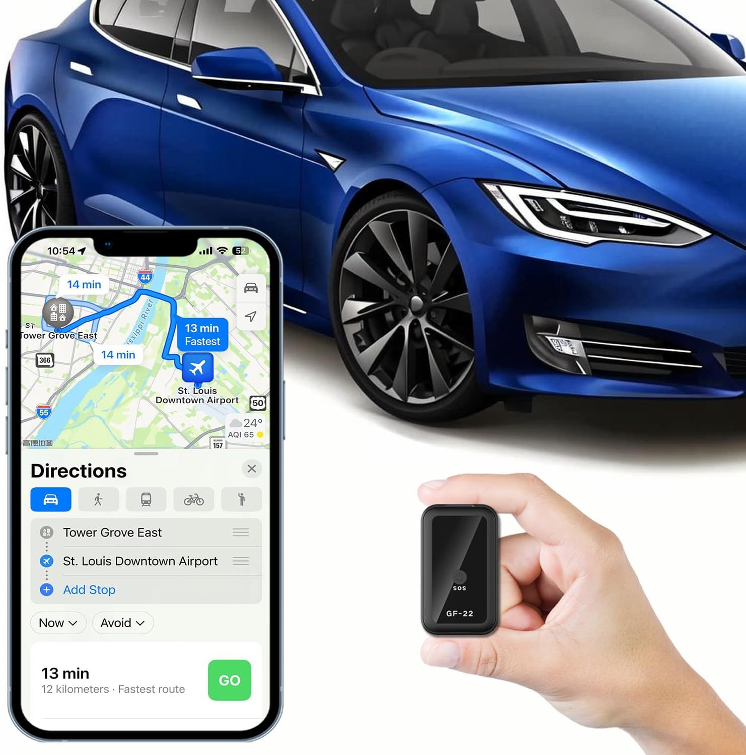 2024 New Model GPS Tracker for Vehicles with Live Audio Monitoring