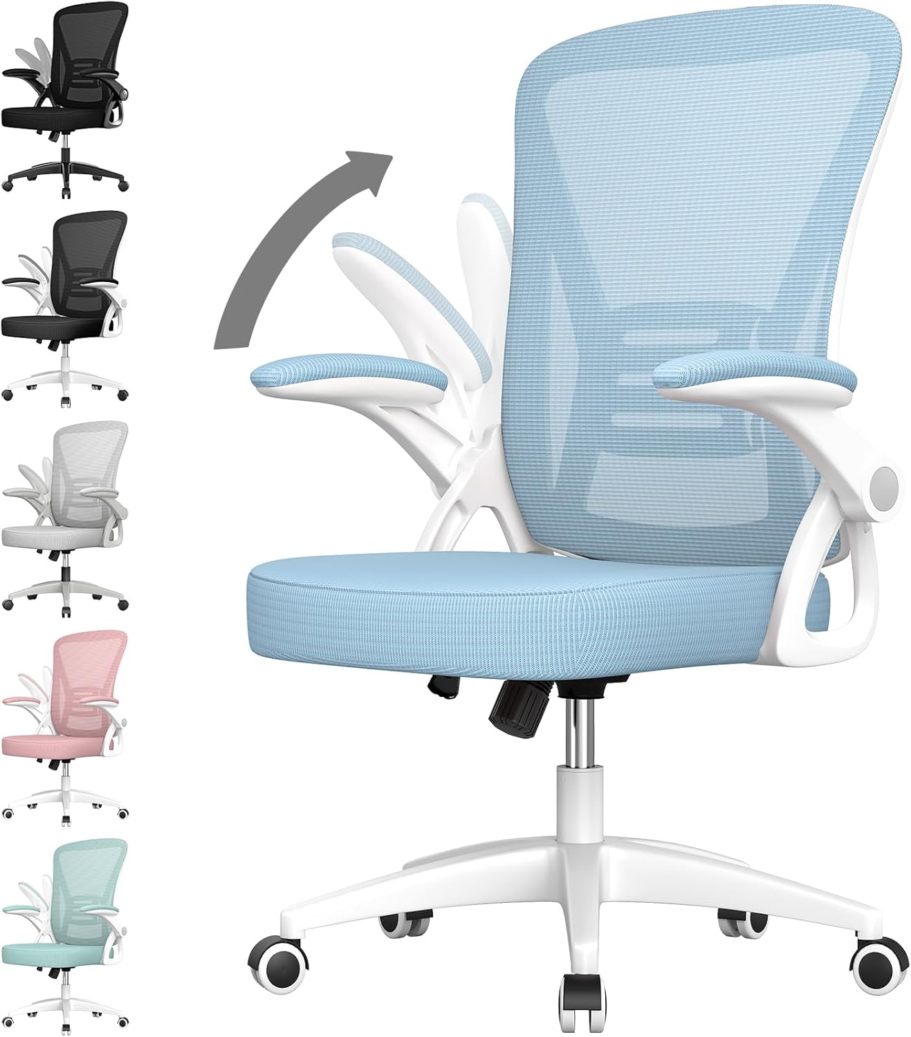 Ergonomic Office Chair with Adjustable Height and Lumbar Support