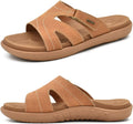 Womens Orthotic Slides Sandals - Lightweight Arch Support Slip Ons
