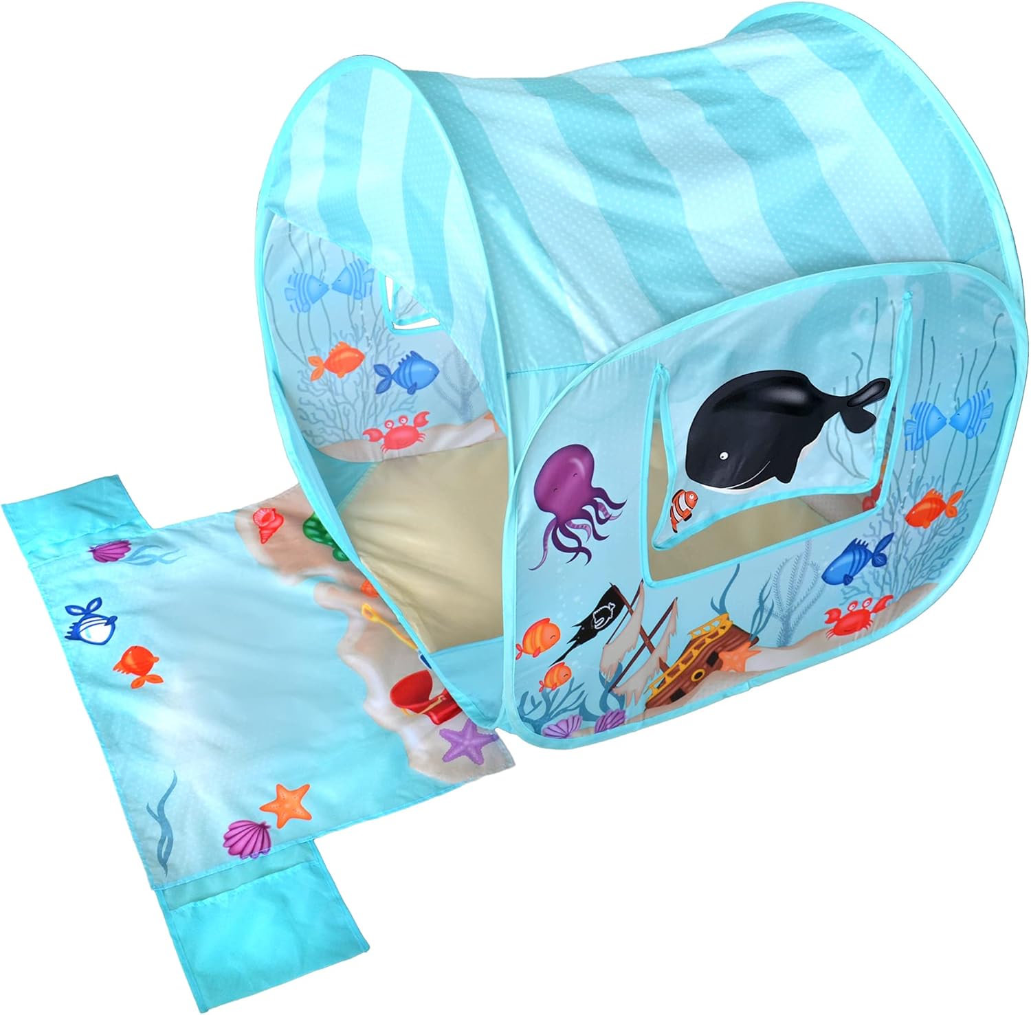Ocean Adventures Beach Play Tent - Pop Up Fun!