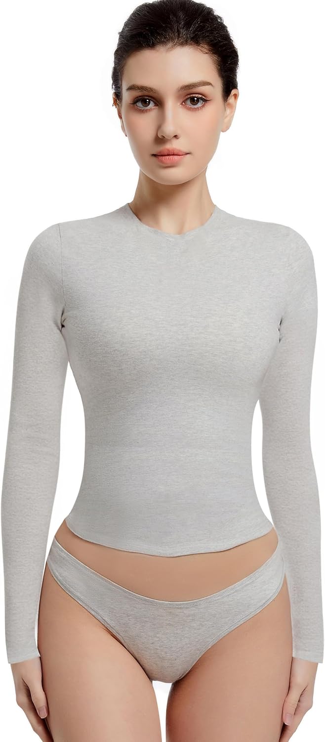 Long Sleeve Shirts for Women - Stylish Y2K Crop Tops