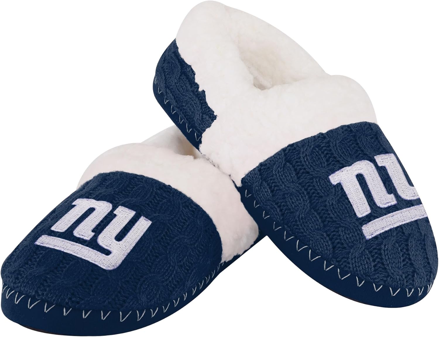 FOCO Women's NFL Team Color Moccasin Slippers for Comfort