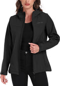 Softshell Jacket Women Fleece Lined Rain Coat - Lightweight Outdoor