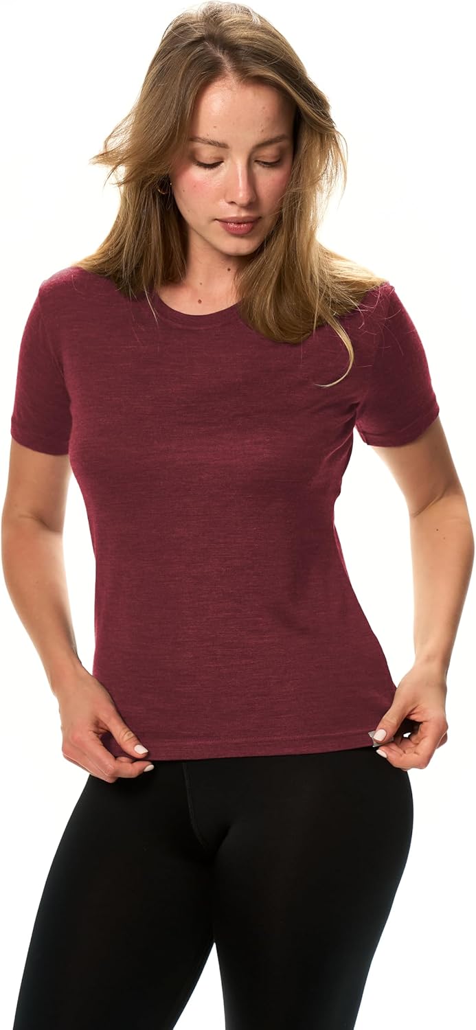 Merino Wool Shirt Women - Lightweight & Breathable Tee