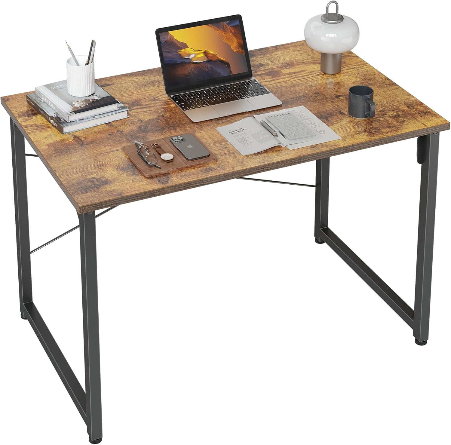Cubiker Computer Desk for Small Spaces - Modern Simple Style