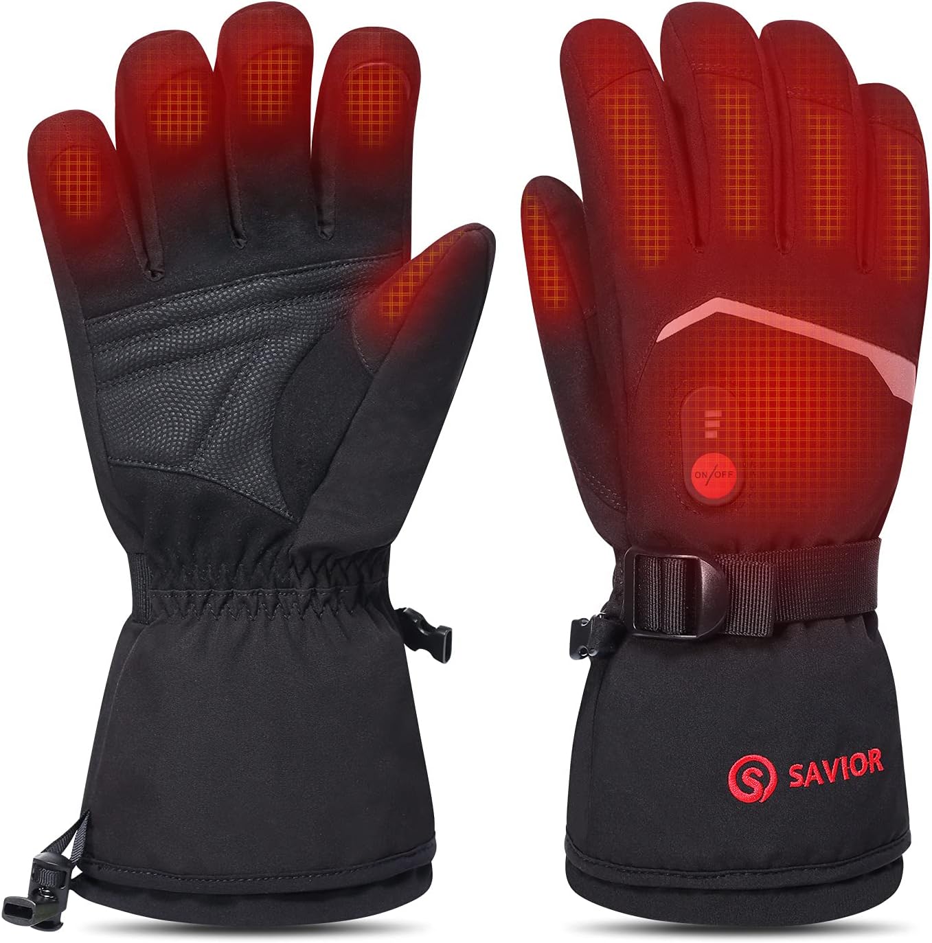 Savior Heat Waterproof Heated Gloves - 3 Heat Levels