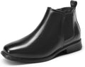 Boys Chelsea Boots Side Zipper Dress Shoes - Easy On/Off Comfort