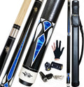 Pool Cue Stick 2-Piece 58in with Hard Case - Professional Maple Cue