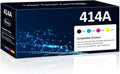 414A Toner Cartridges 4 Pack Compatible with HP 414A - High Yield Set