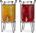 2 GALLON Drink Dispensers 2 Pack - Cooling Station Beverage Dispensers