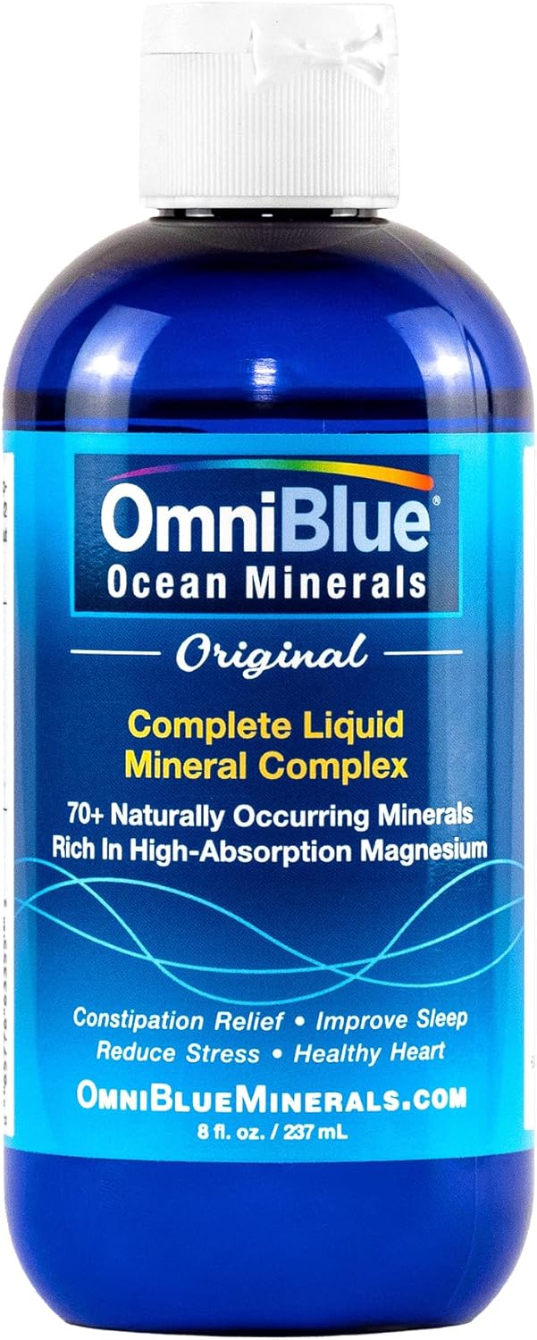 OmniBlue Ocean Minerals - 70+ Trace Minerals for Health