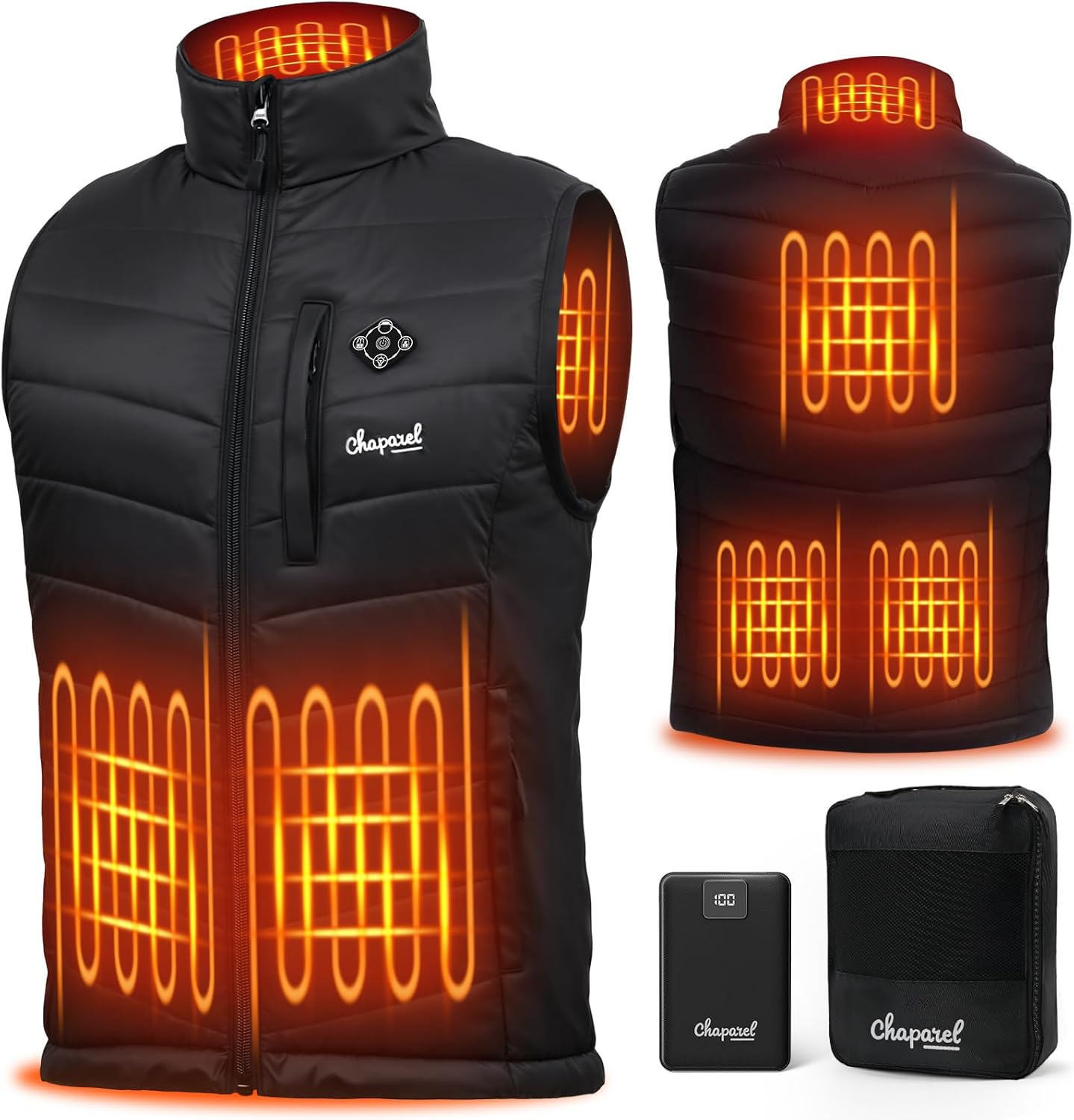 Heated Vest for Men with Battery Pack, Smart Temp Control