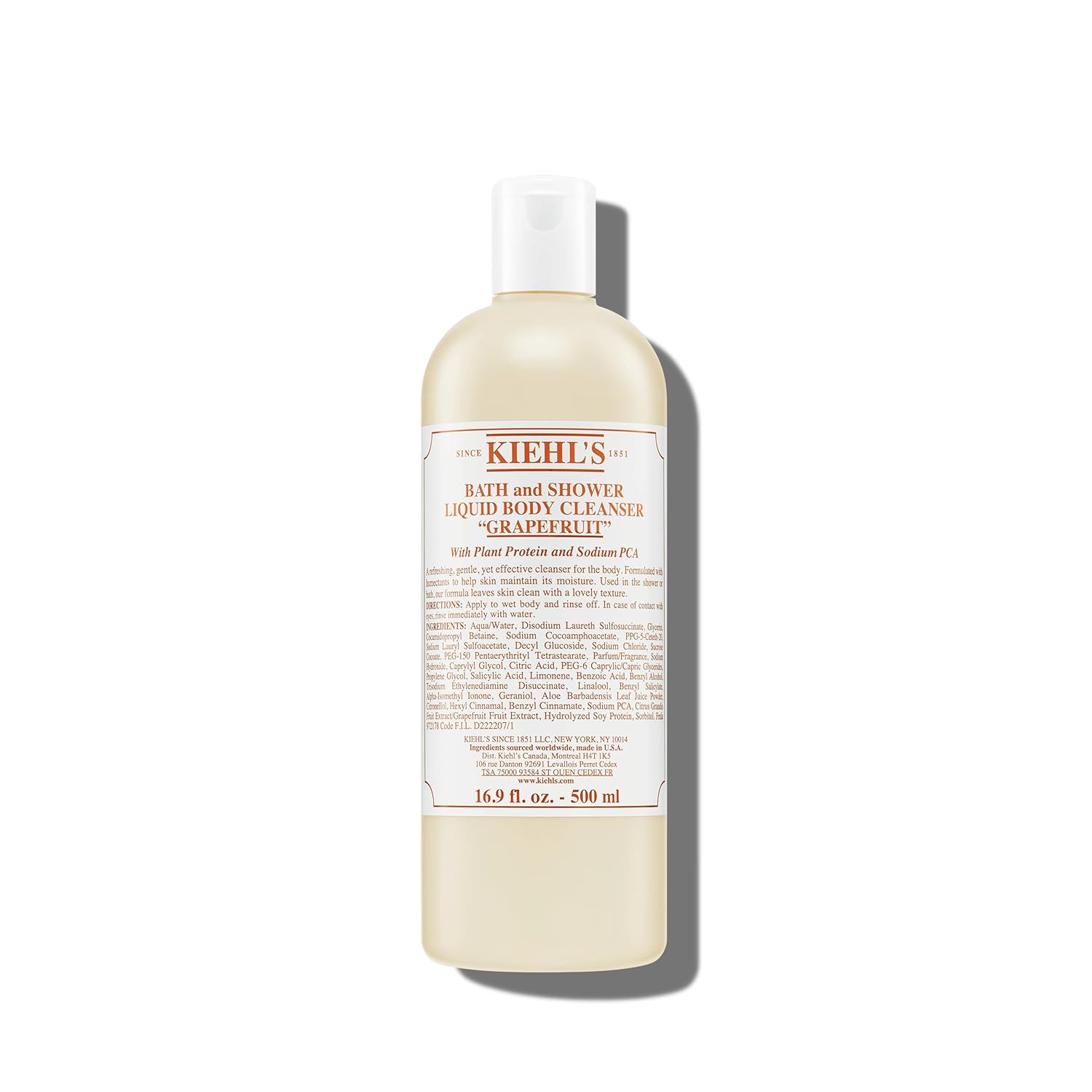 Kiehl's Grapefruit Liquid Body Cleanser for Refreshing Clean