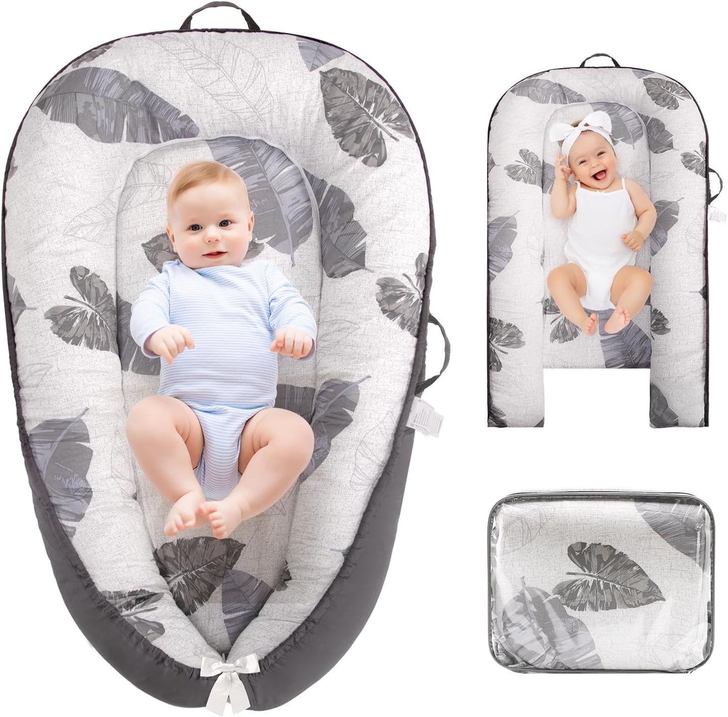 Portable Baby Lounger Pillow for Co-Sleeping Joy