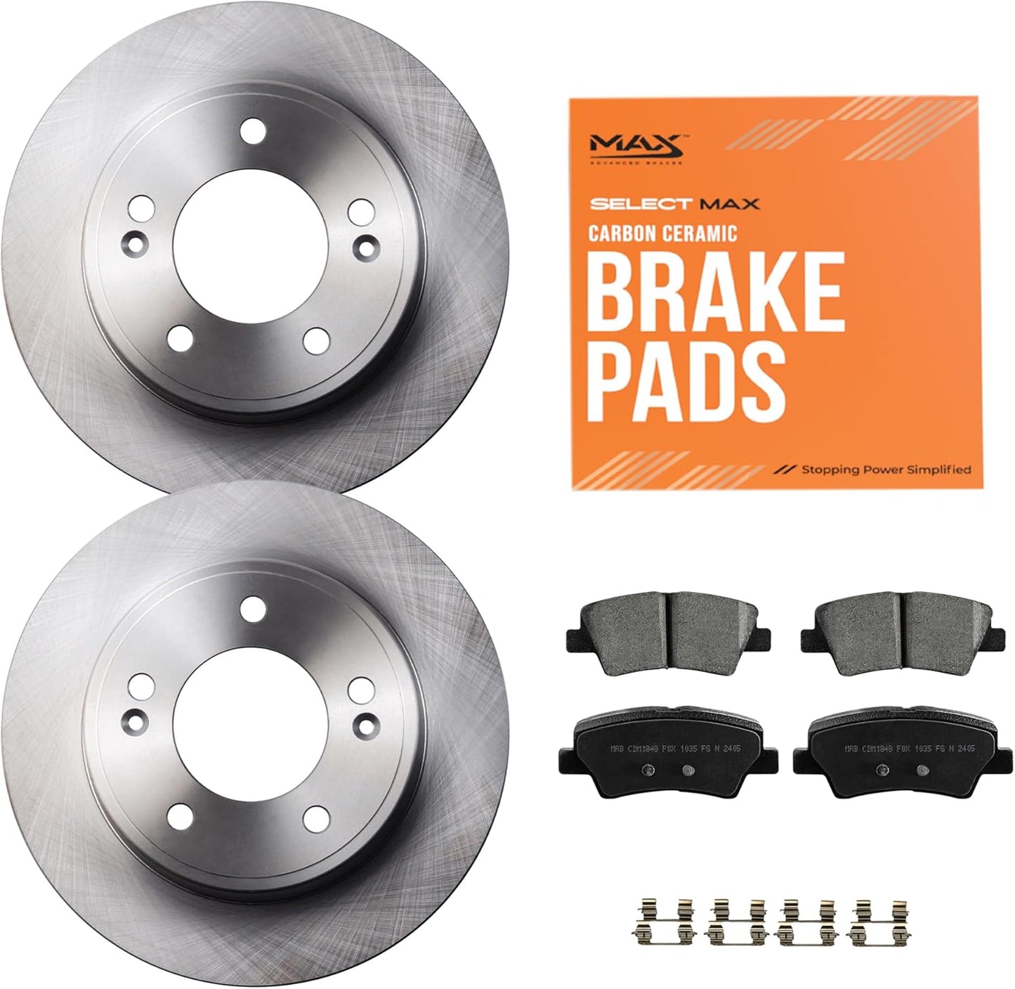Max Advanced Brakes ValueMAX Rear Brake Kit for Hyundai Elantra