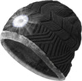 HIGHEVER LED Beanie Hat with Light - Rechargeable Hands-Free Warmth