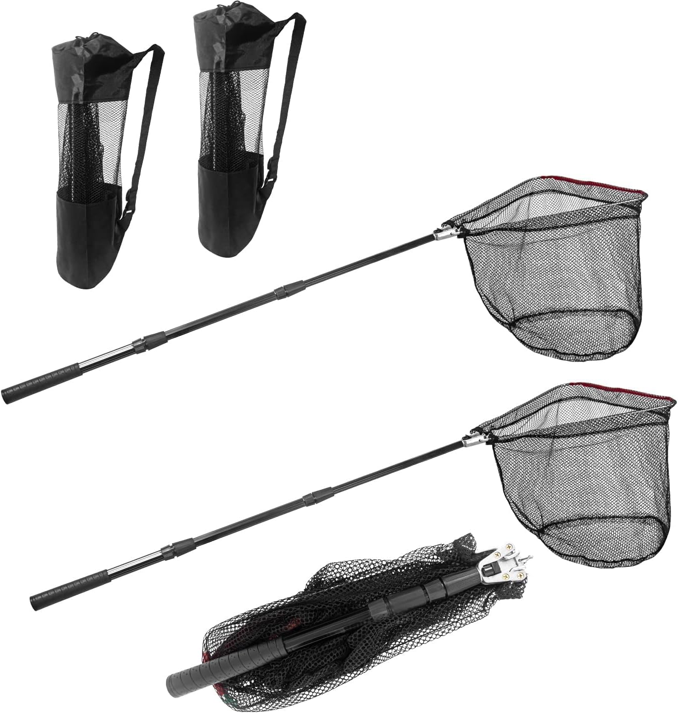 Telescopic Fishing Net with Storage Bag - Shouken