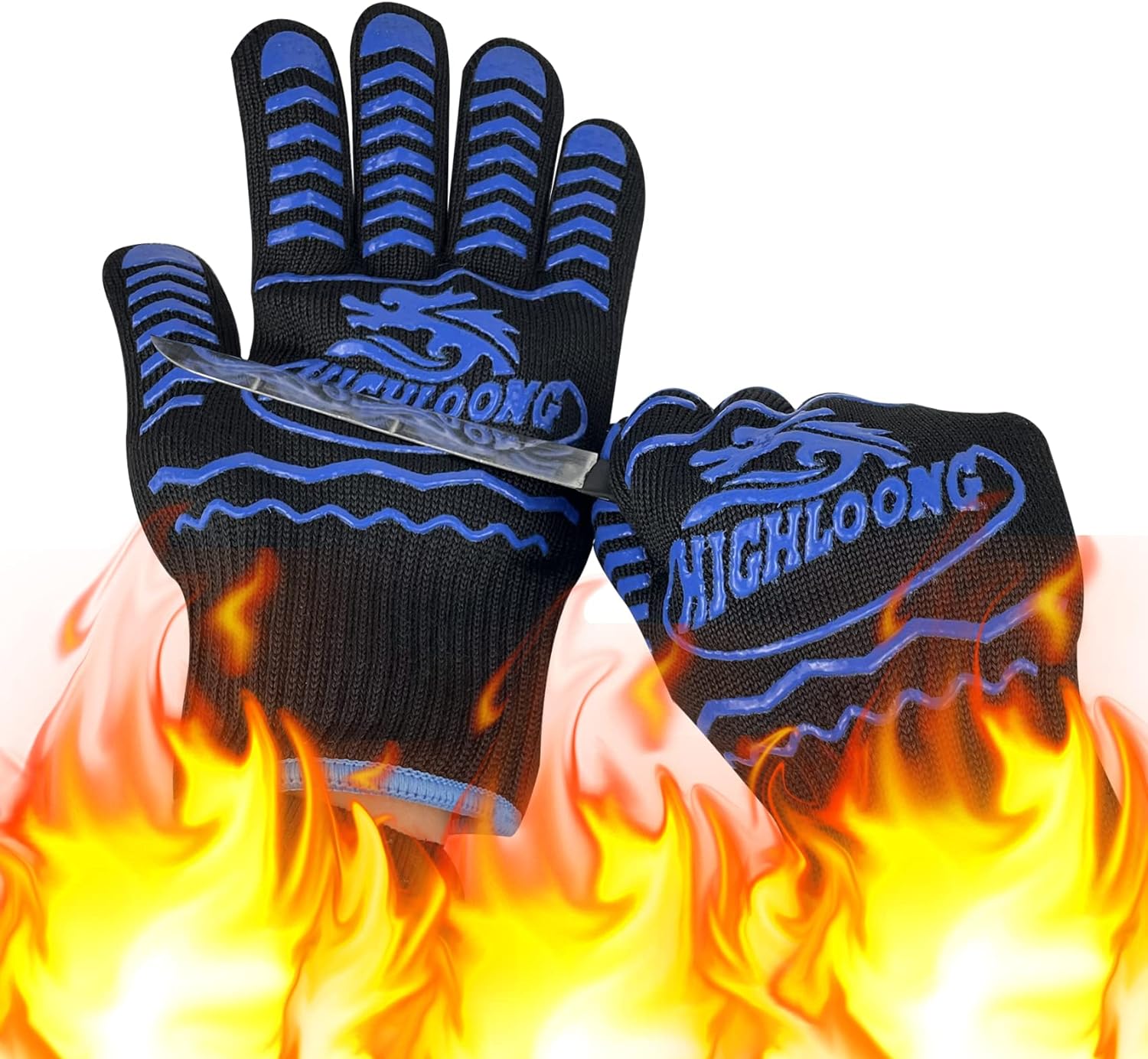Highloong Extreme Heat Resistant BBQ Gloves