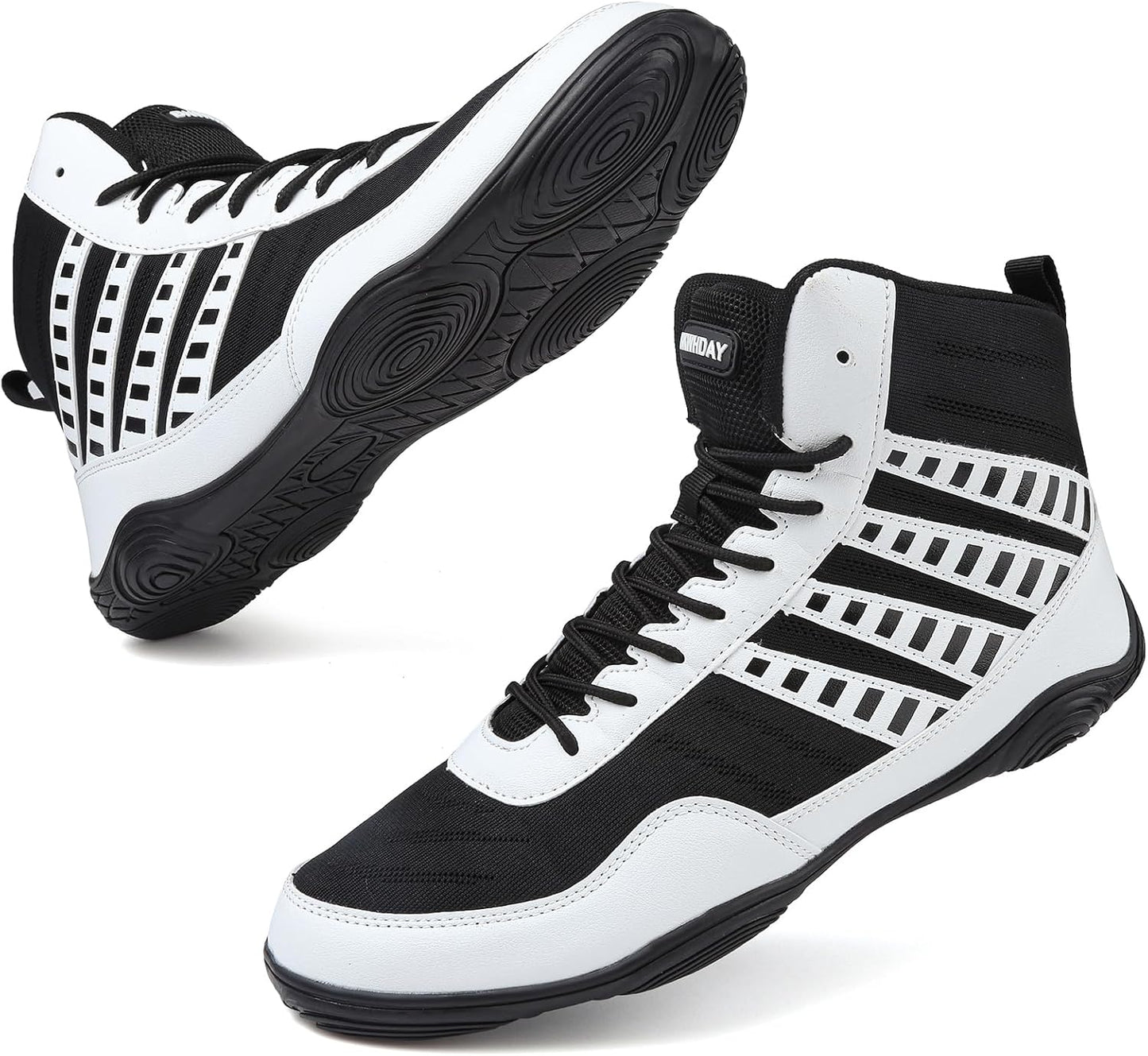 Wrestling Shoes for Men - Pro High Top Fitness Boots