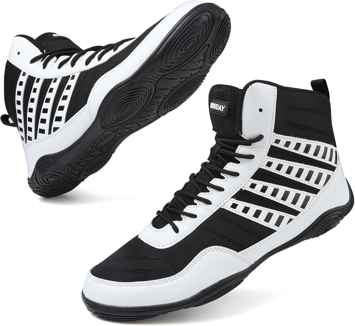 Wrestling Shoes for Men - Pro High Top Fitness Boots