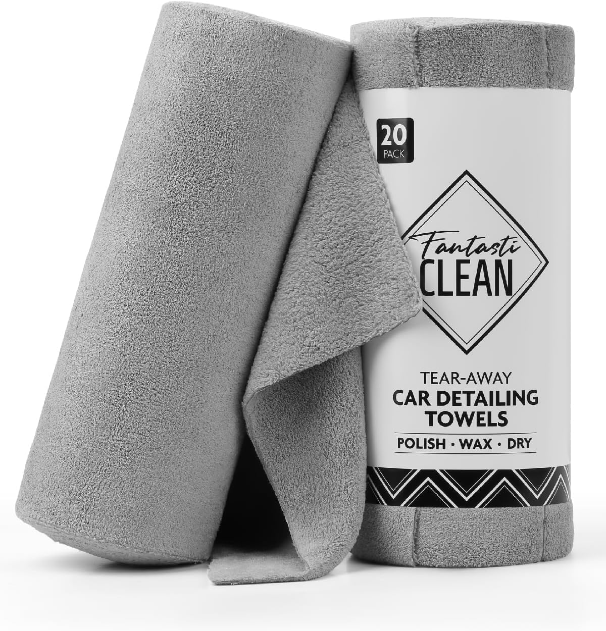Ultra Absorbent Microfiber Towels for Cars - 20 Pack