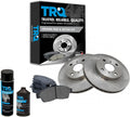 TRQ Front Brake Pad & Rotor Kit Compatible with 1993-1997 Geo Prizm