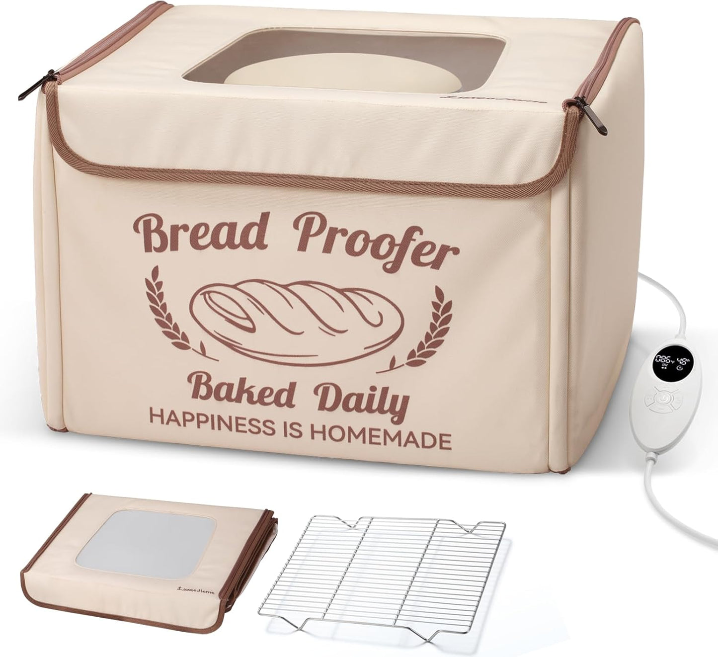 Foldable Bread Proofer | Precision Temp Control | Sourdough Starter Warmer
