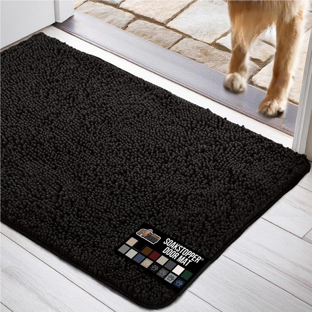 GORILLA GRIP Dog Doormat for Muddy Paws, 60x36 Rug