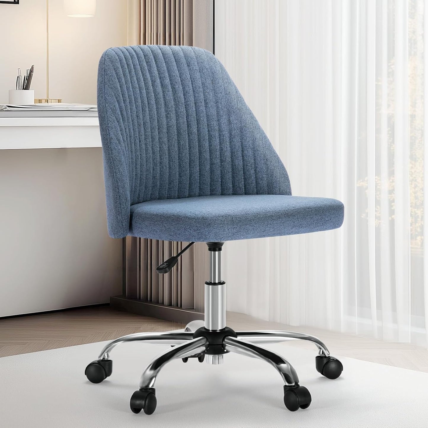 Compact Swivel Office Chair for Small Spaces
