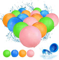 Reusable Water Balloons 16PCS - Quick Fill Self-Sealing Fun