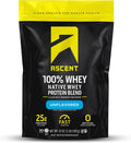 Ascent 100% Whey Protein Powder Unflavored - Clean Post Workout