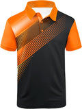 Mens Golf Shirt Moisture Wicking Performance Polo for Men - Breathable