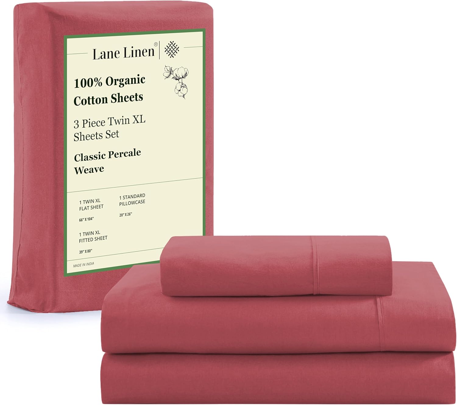 Organic Cotton Eco Friendly Bed Sheets Extra Long Twin XL