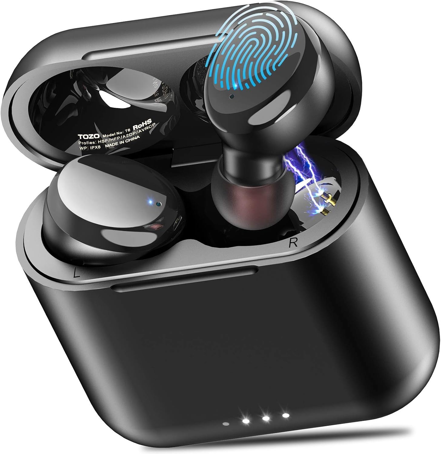 TOZO T6 Black (Renewed) - Enhanced Performance