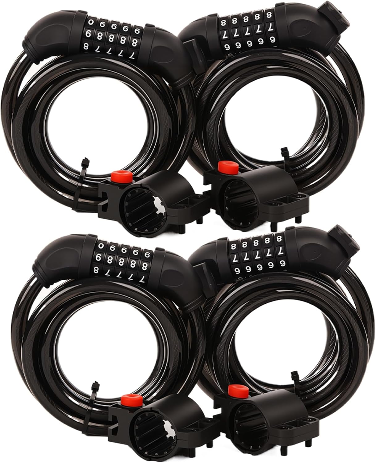 SEPOX 6FT Extra Long Cable Bike Locks for Ultimate Security