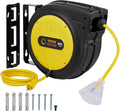 Retractable Extension Cord Reel 80FT - Heavy Duty Workshop Reel