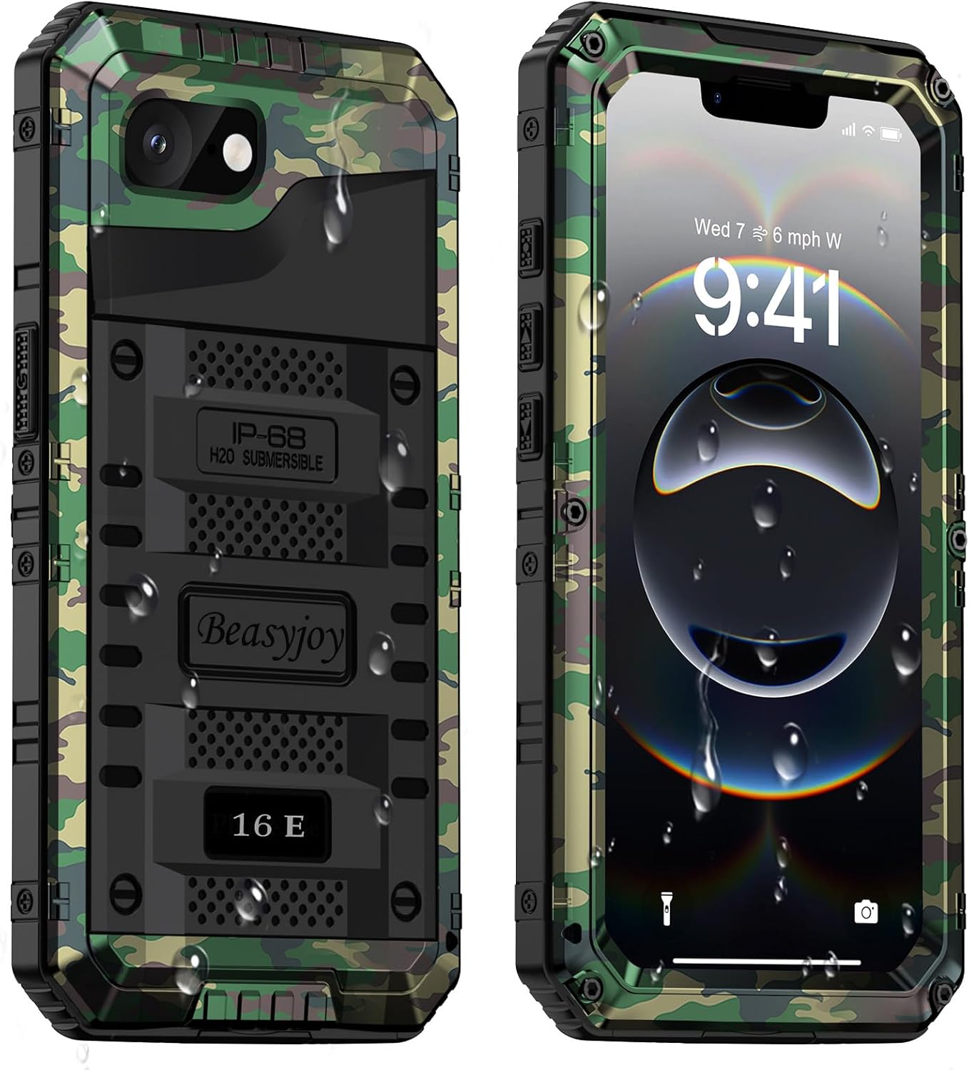 Beasyjoy iPhone 16e Waterproof Case - Heavy Duty Protection
