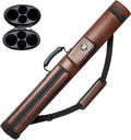 Adhafera Pool Cue Case 2 x 2 Hard Carrying Case - Protective Cue Bag