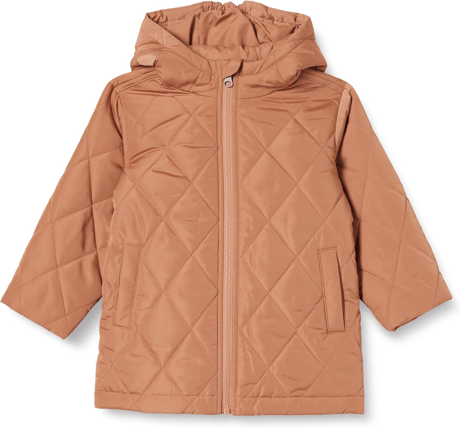 Unisex Kids Long Quilted Jacket for Cold Weather Adventures