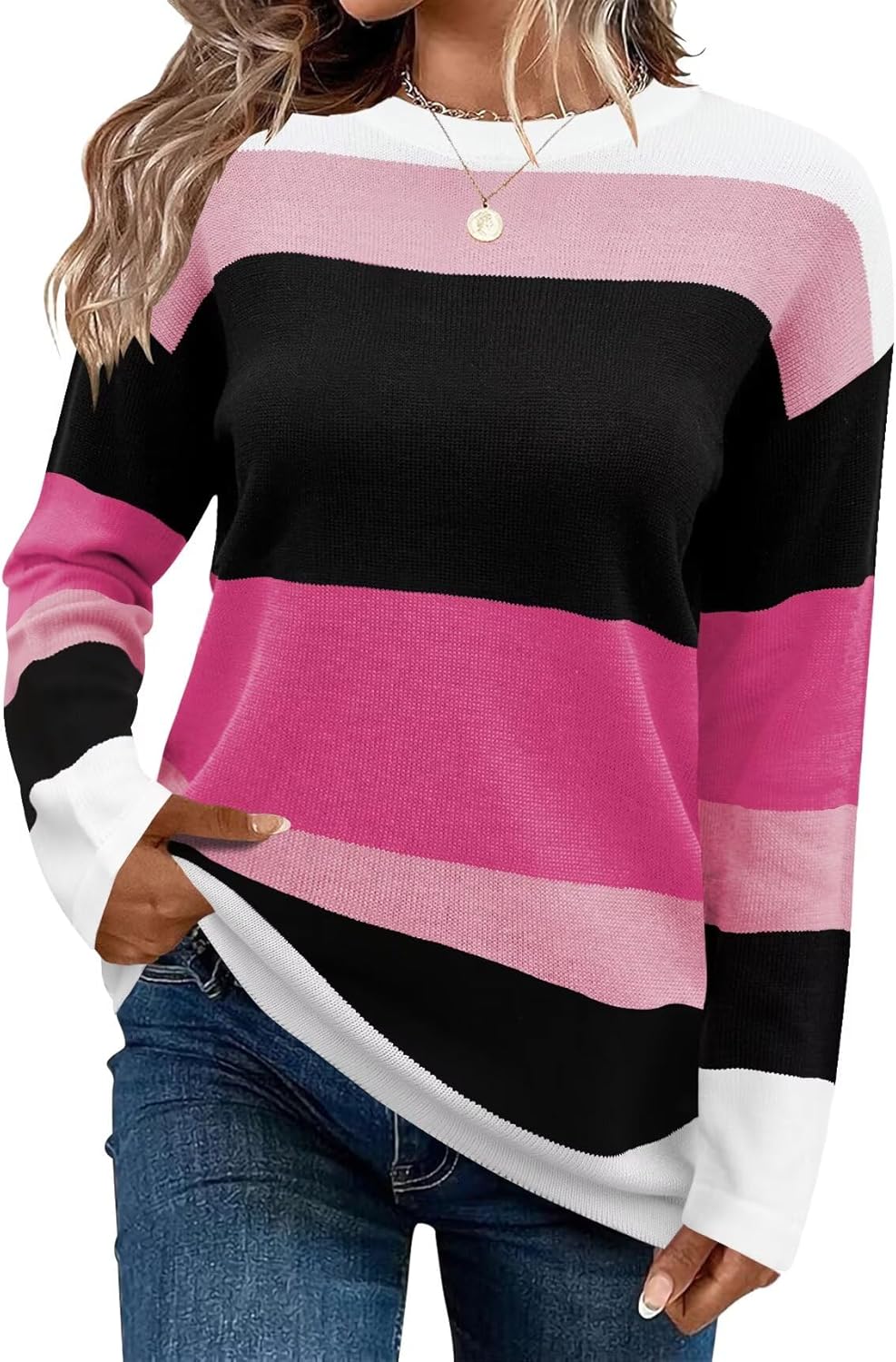Cute Striped Sweaters for Women - Cozy Fall Fashion Essential