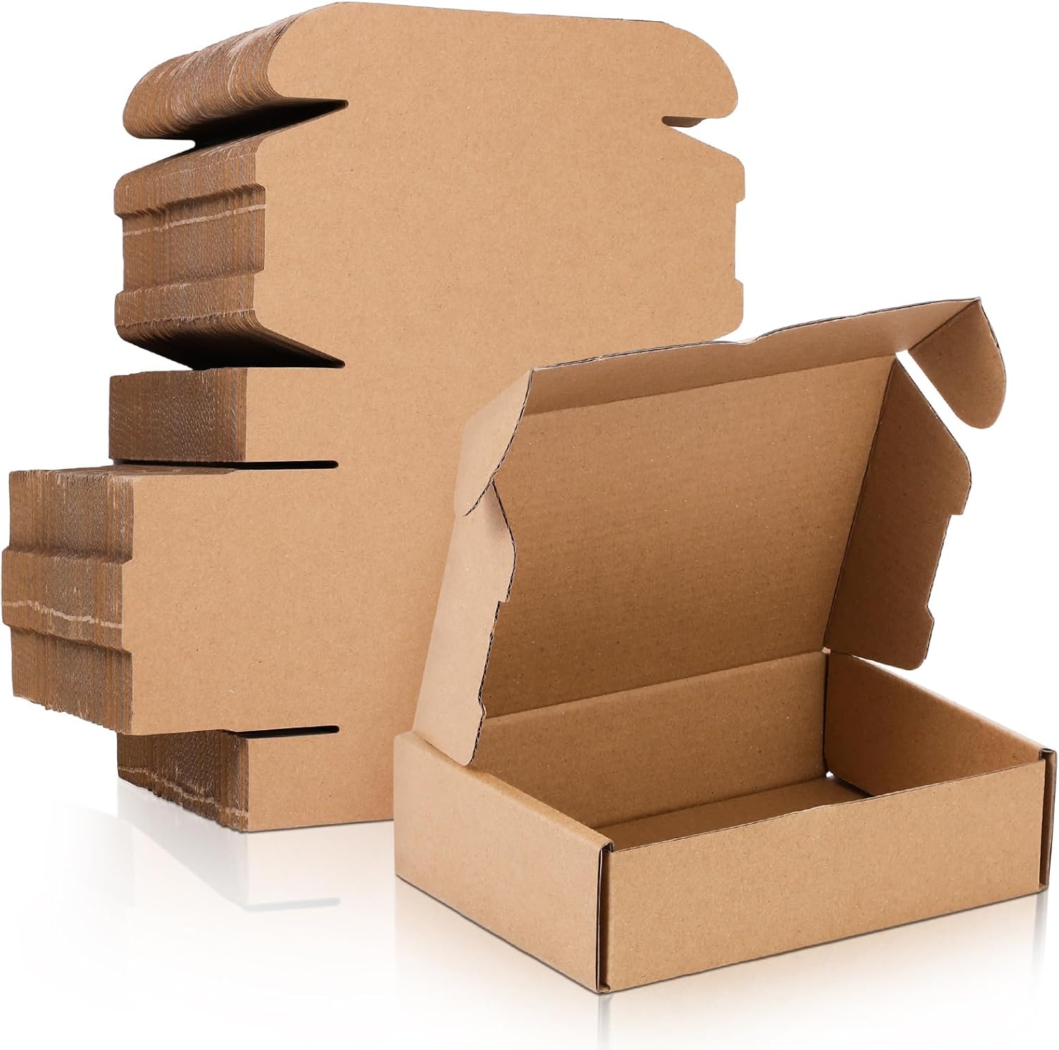 Qilery 100 Pcs Shipping Boxes for Small Business Packaging Needs
