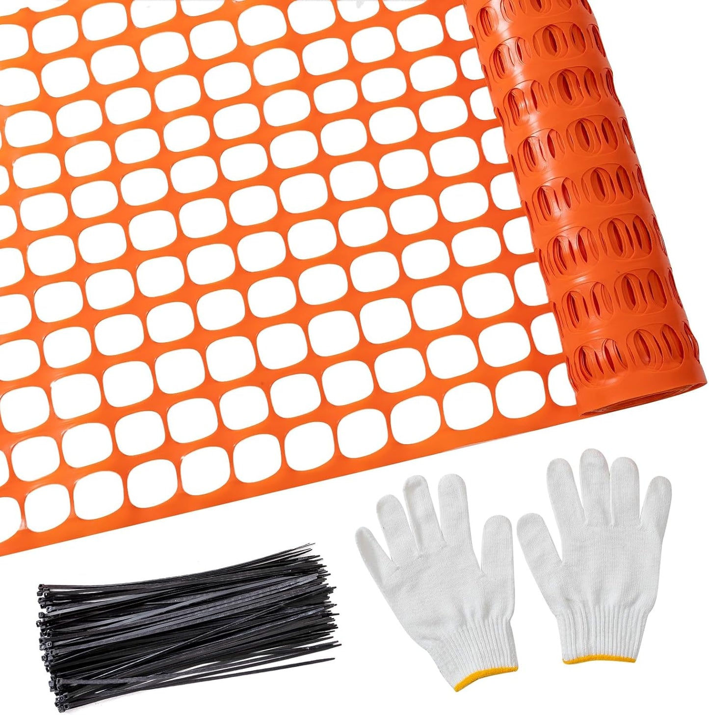 PotatoLife Plastic Mesh Fence for Garden and Construction Use