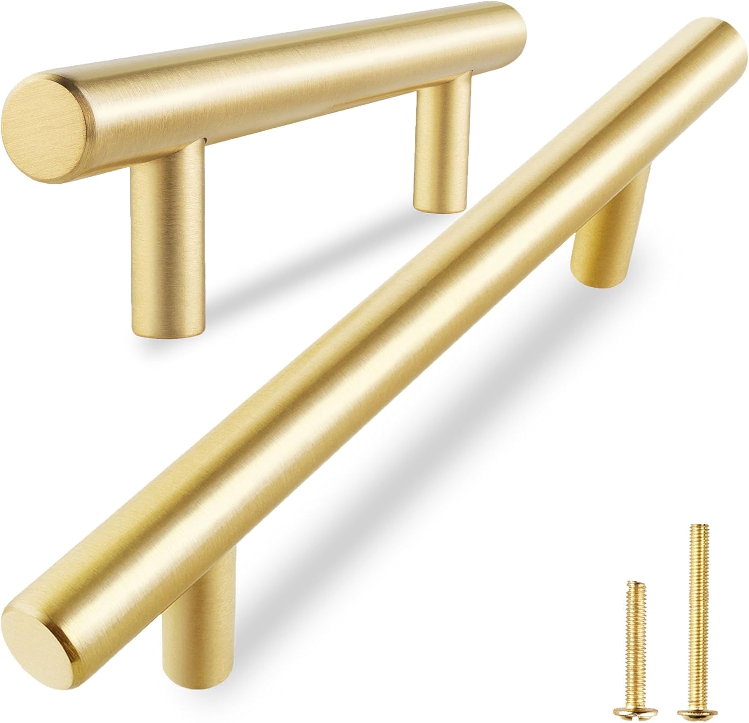 Solid Brass Cabinet Pulls for Kitchen and Bathroom by QOGRISUN