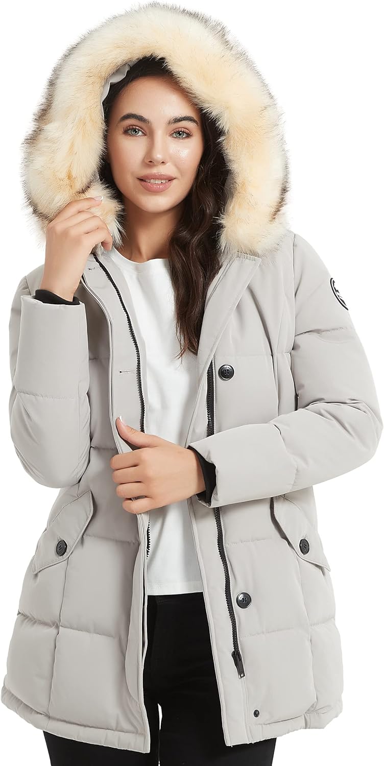 Molemsx Women's Warm Puffer Jacket