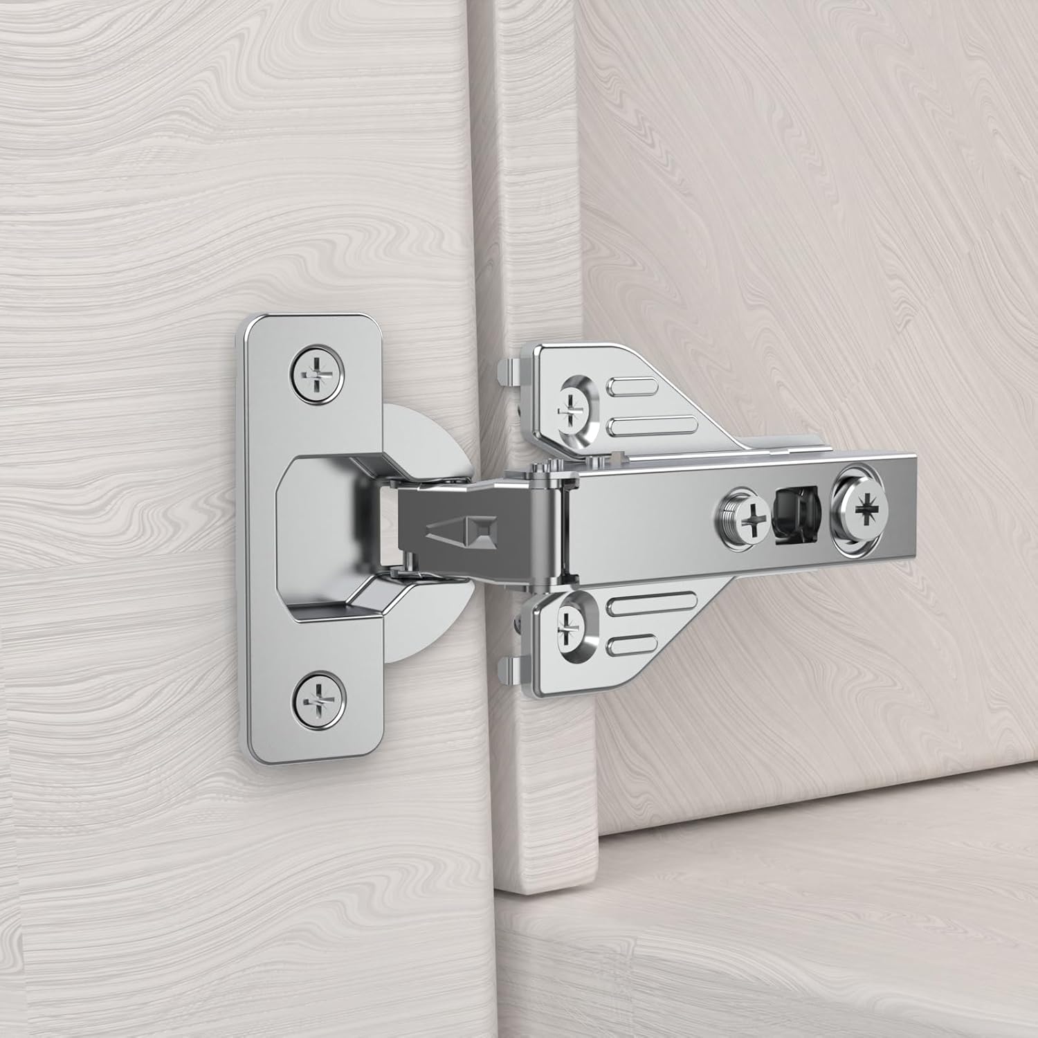 20 Pack Full Overlay Soft Close Concealed Hinges for Cabinets