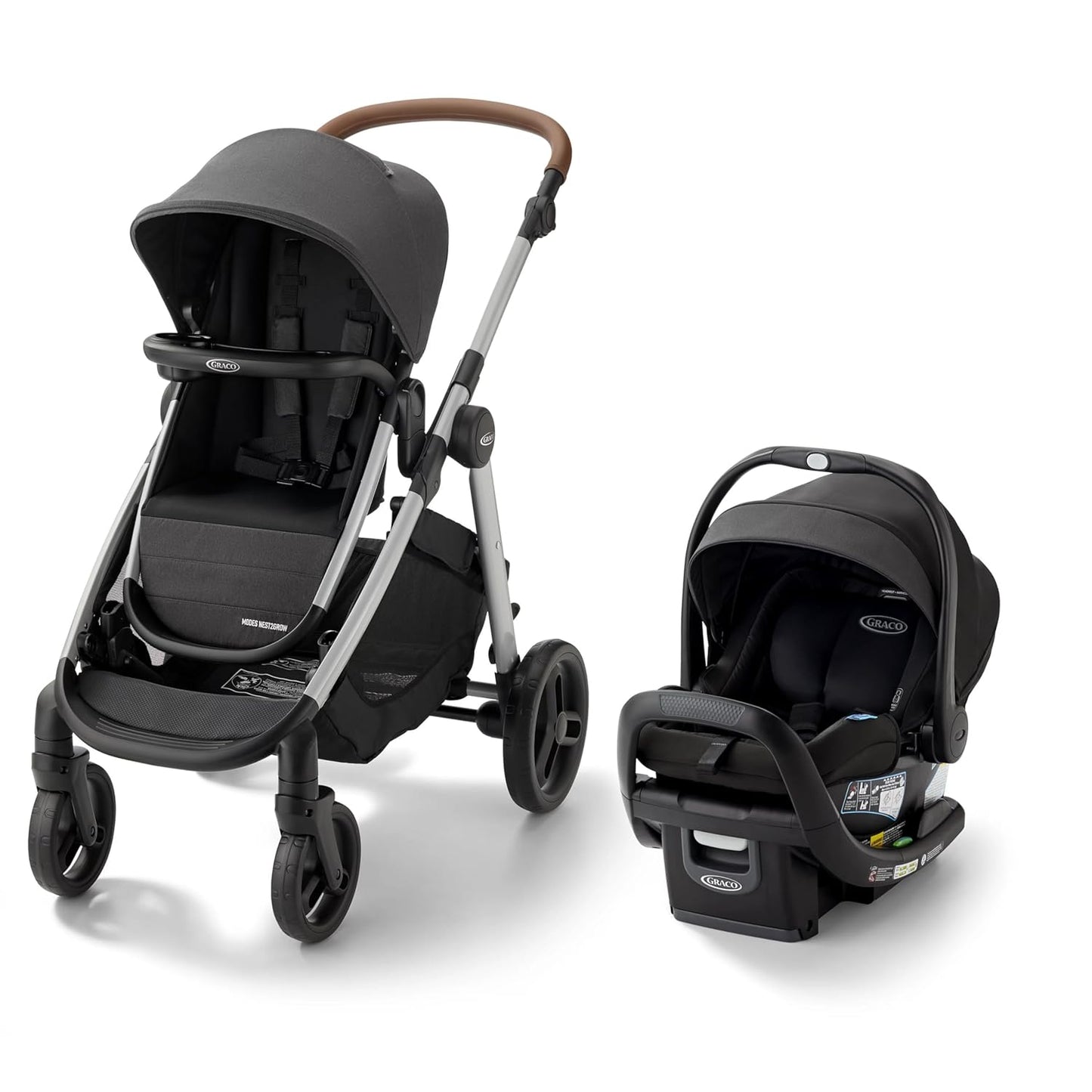 Graco Mode Nest2Grow DLX Travel System: Versatile 4-in-1 Stroller